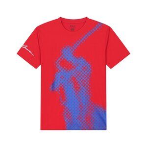 Ralph Lauren Polka Dot Pony Red Short Sleeves